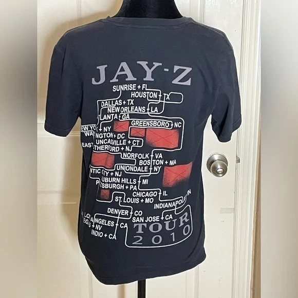 Official Jay Z 2009 Tultex Tour T Shirt Sz Small​​​​​​​​​​​​ - Picture 4 of 11